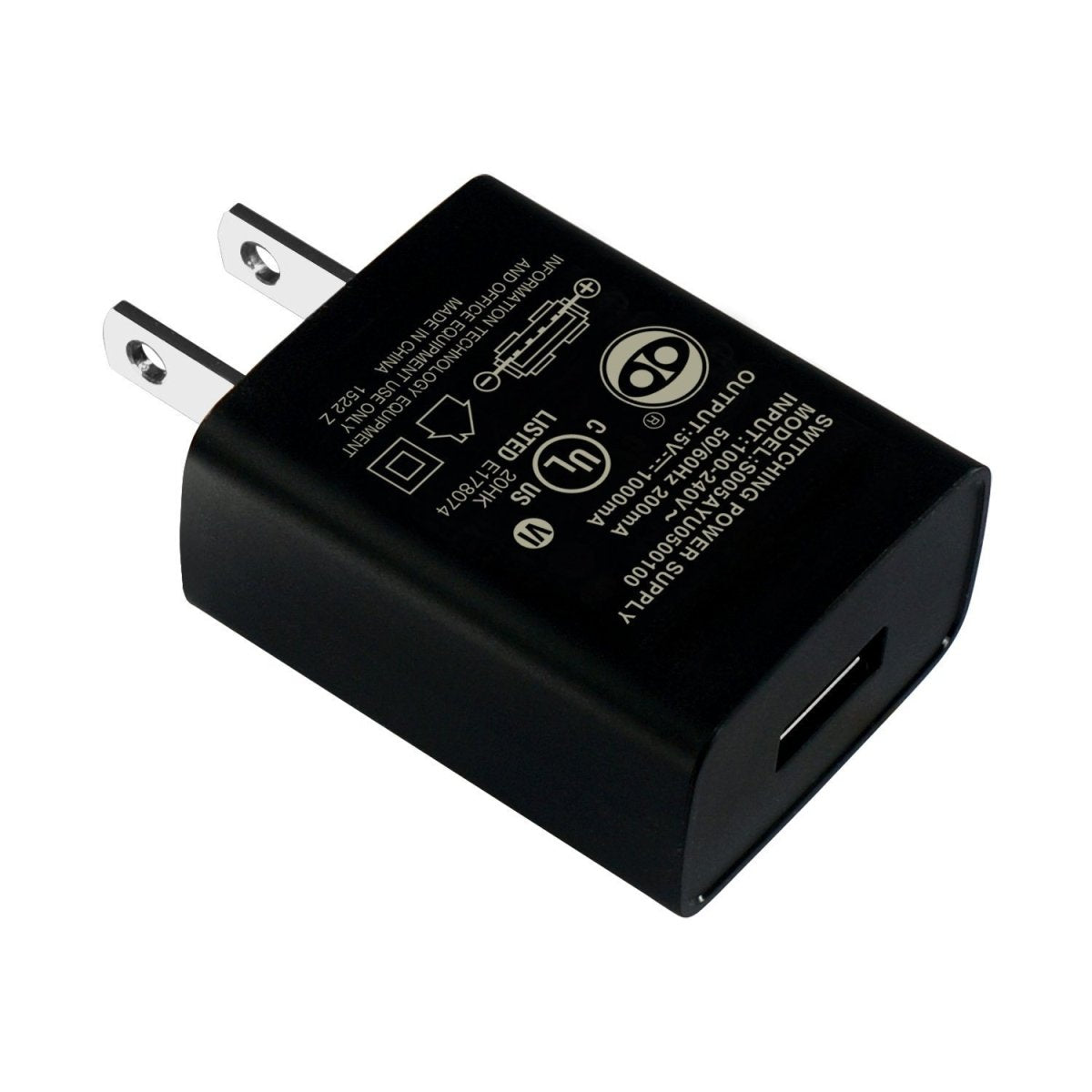 UL Certified Universal USB Wall Charger 5v 1A
