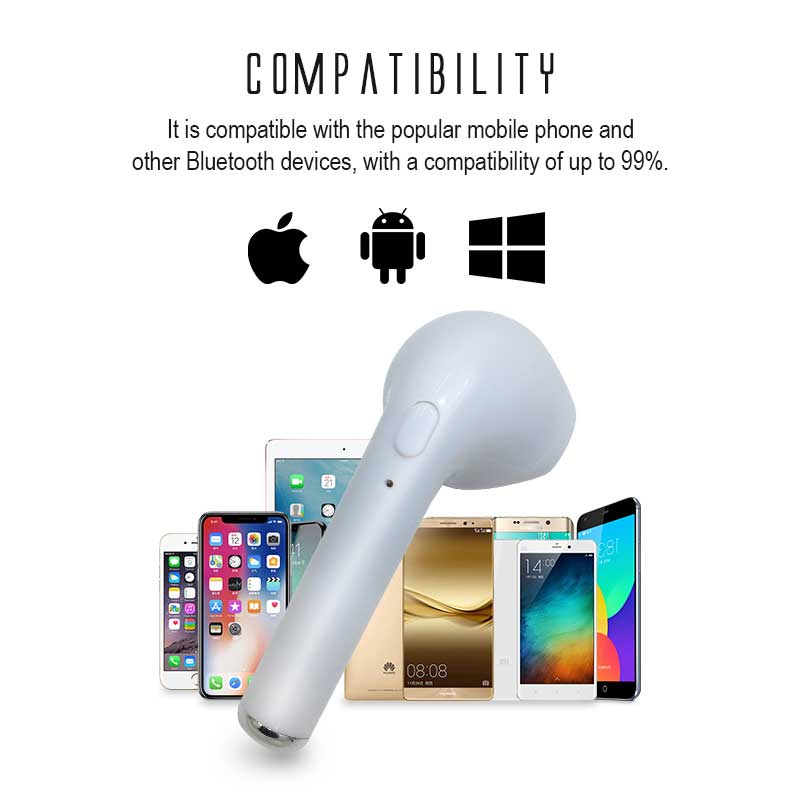 HBQ i7 Tws Twins Bluetooth Wireless Earbuds Headsets