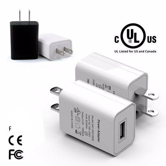 2A 5V UL FCC Certified Universal USB Wall Adapter Fast Charger