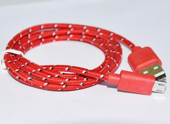 3ft Nylon Fabric Braided USB Cable