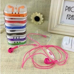 Colorful Earbuds with Volume Control & Mic for iPhone iPad