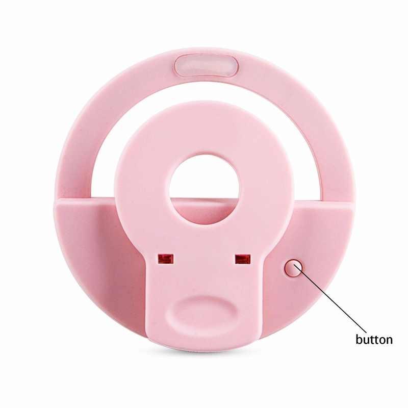 RK 12 LED Selfie Ring Light with 36 LEDs Rechargeable Battery