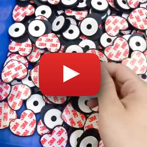 Heart Shaped Plain Blank Sublimation Phone holders with metal disc