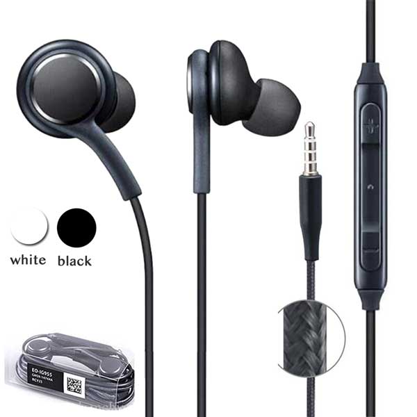 Universal S8 earbuds with Volume control & Mic for Samsung HTC