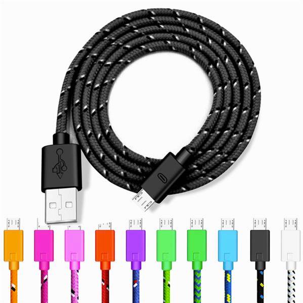 2A Fast Charging 3ft Nylon Braided USB Cable