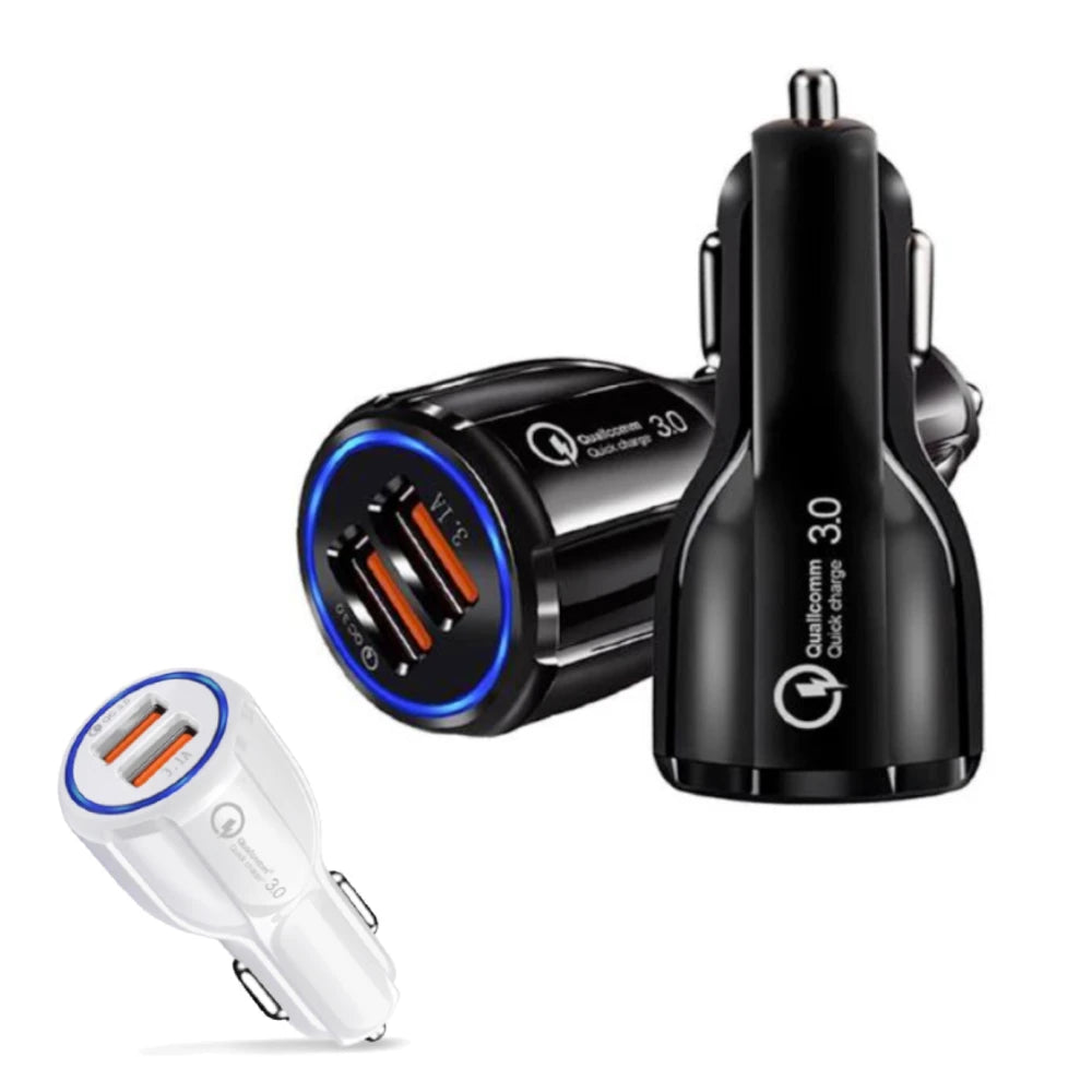 QC3.0 Dual USB Car Charger