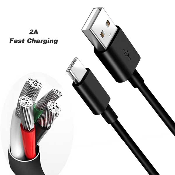 2A Fast Charging Type C USB 3.1 Cable Charger