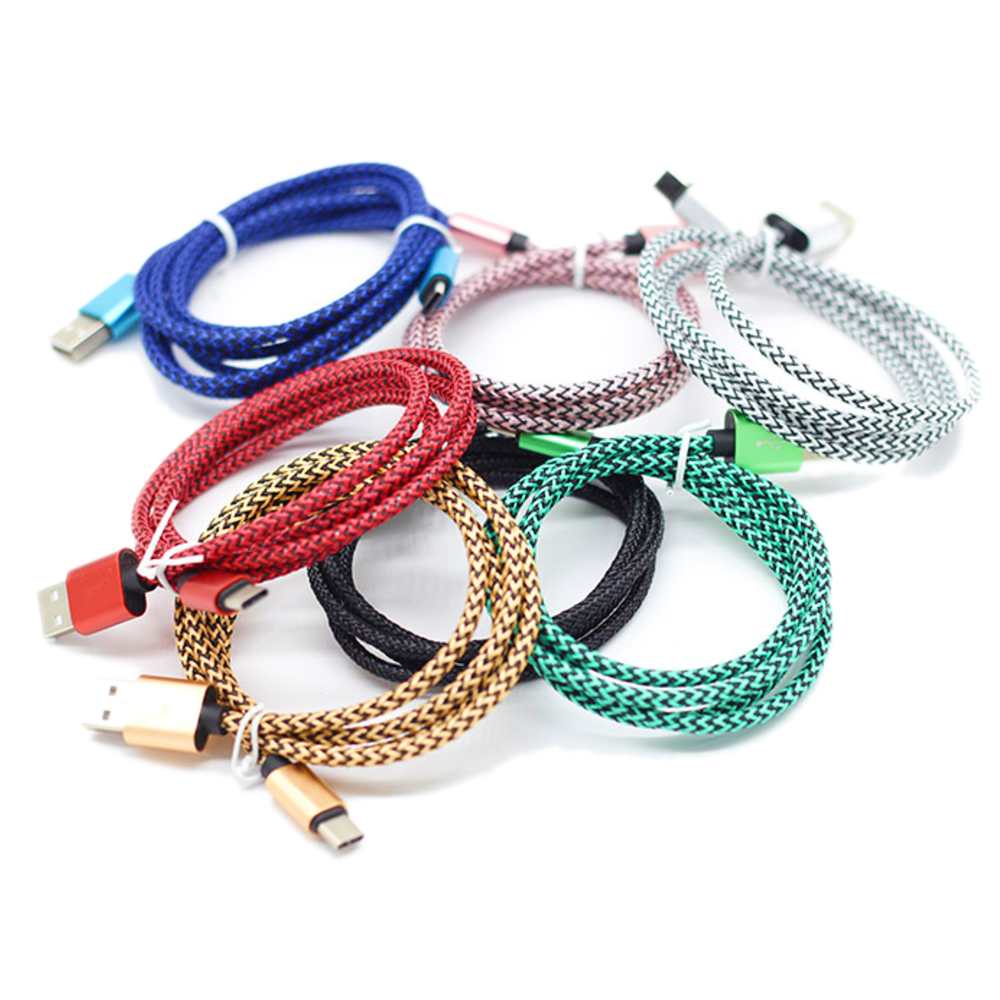 3ft 2.4A Fast charging Hemp braided Cable