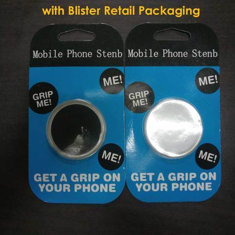 Plain Blank Sublimation phone holder with metal disk