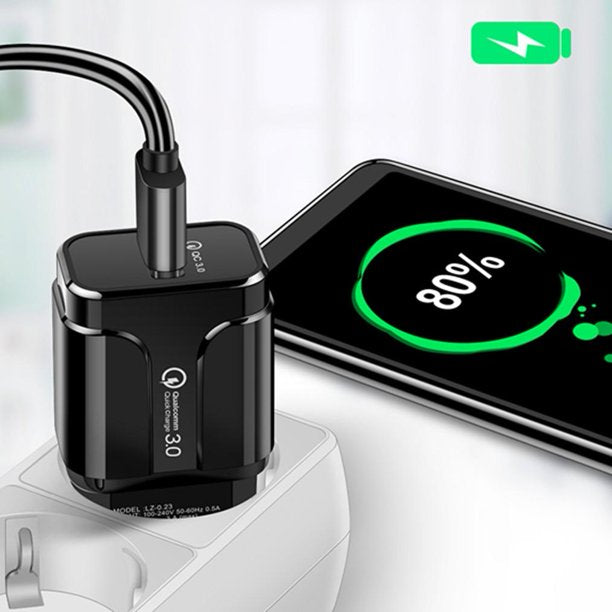 QC3.0 18W 3A USB Wall Charger adapter