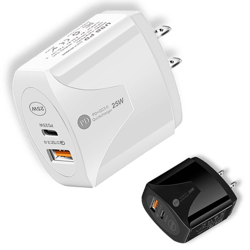 XBound PowerPro™ 25W Dual Port USB C PD Wall Charger