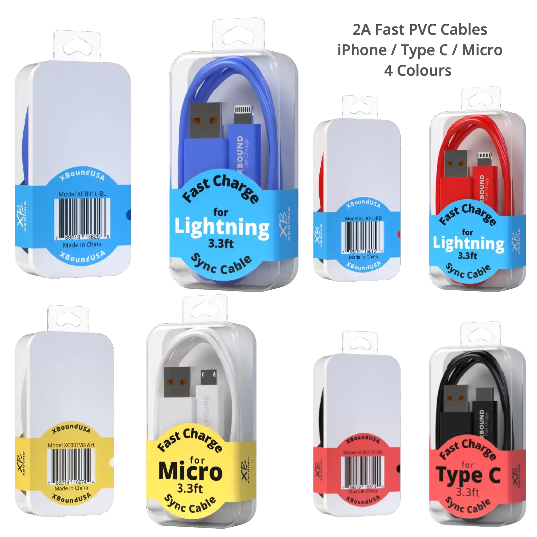 2A ⚡️Fast Charging PVC Colourful Cable