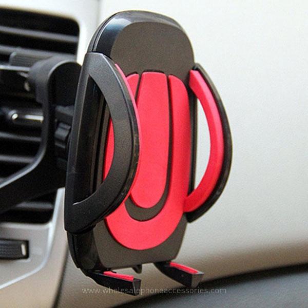 Universal Smartphone Car Air Vent Mount Holder Cradle With A Quick Release Button