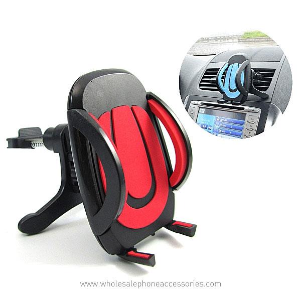 Universal Smartphone Car Air Vent Mount Holder Cradle With A Quick Release Button