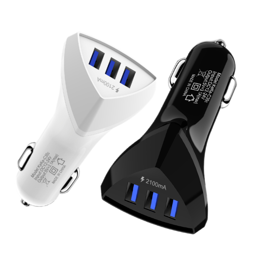 3 USB 3.1A Quick Charge Car Charger