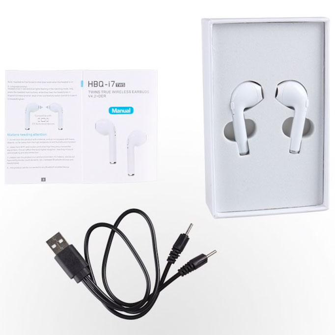 HBQ i7 Tws Twins Bluetooth Wireless Earbuds Headsets