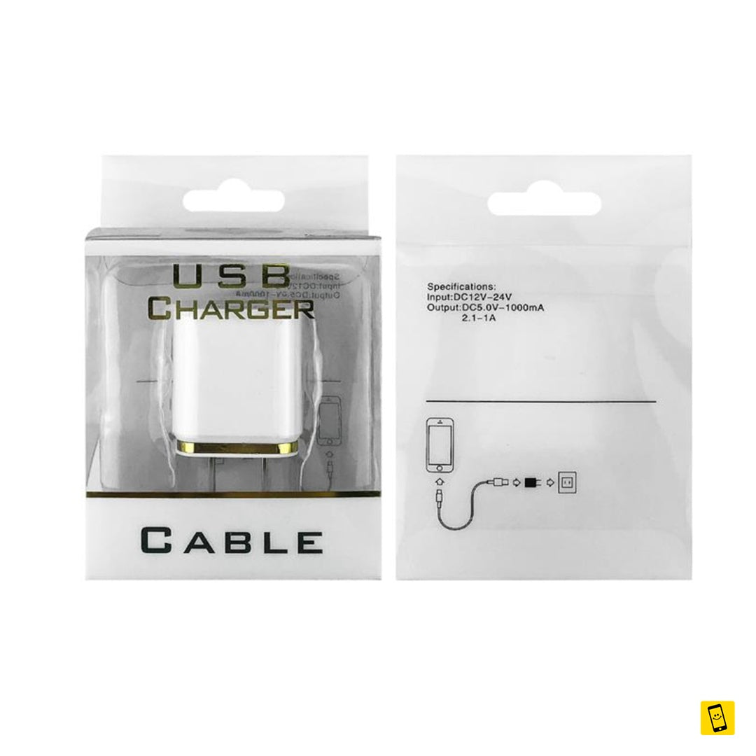 5V 2.1/1A Dual USB Wall Charger