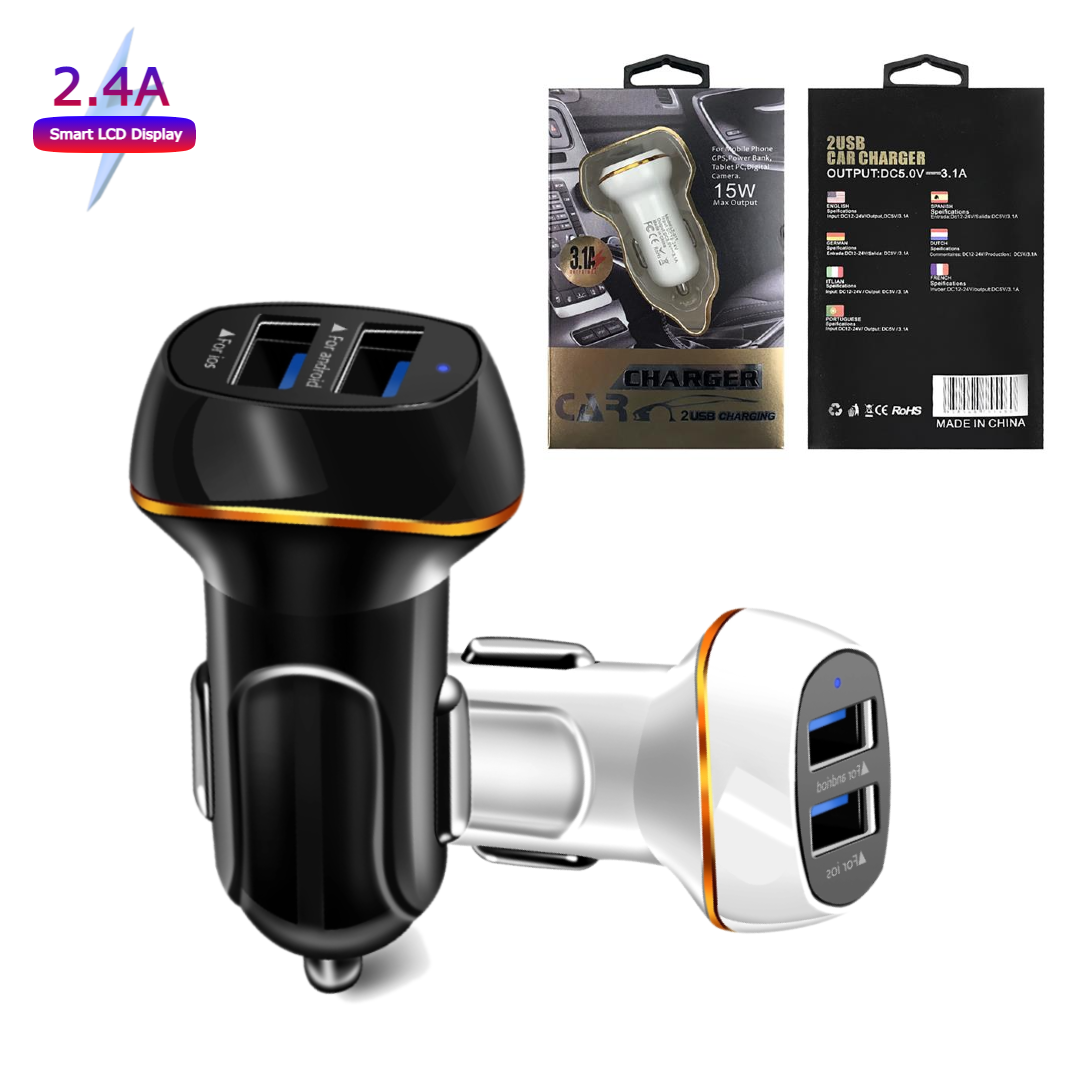 Universal 2 USB Quick Charge Car Charger