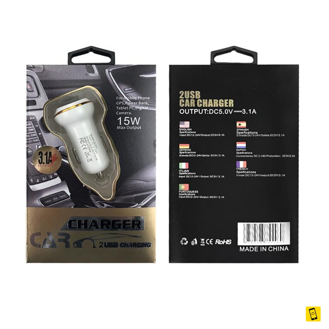 Universal 2 USB Quick Charge Car Charger