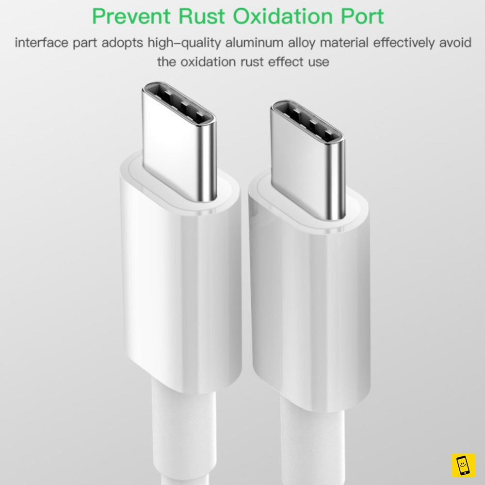3ft 60W PD 3A USB C to C Cable
