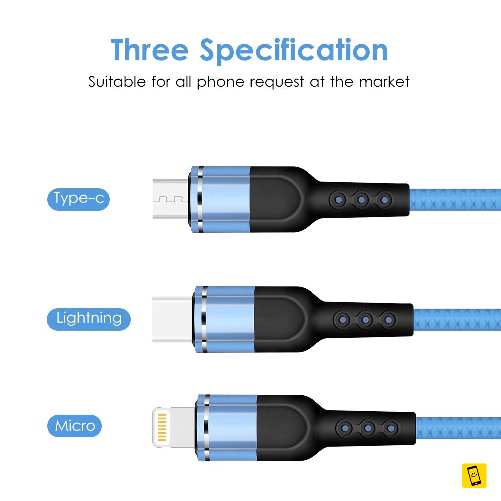 3A Fast Charge Nylon Braided Cable