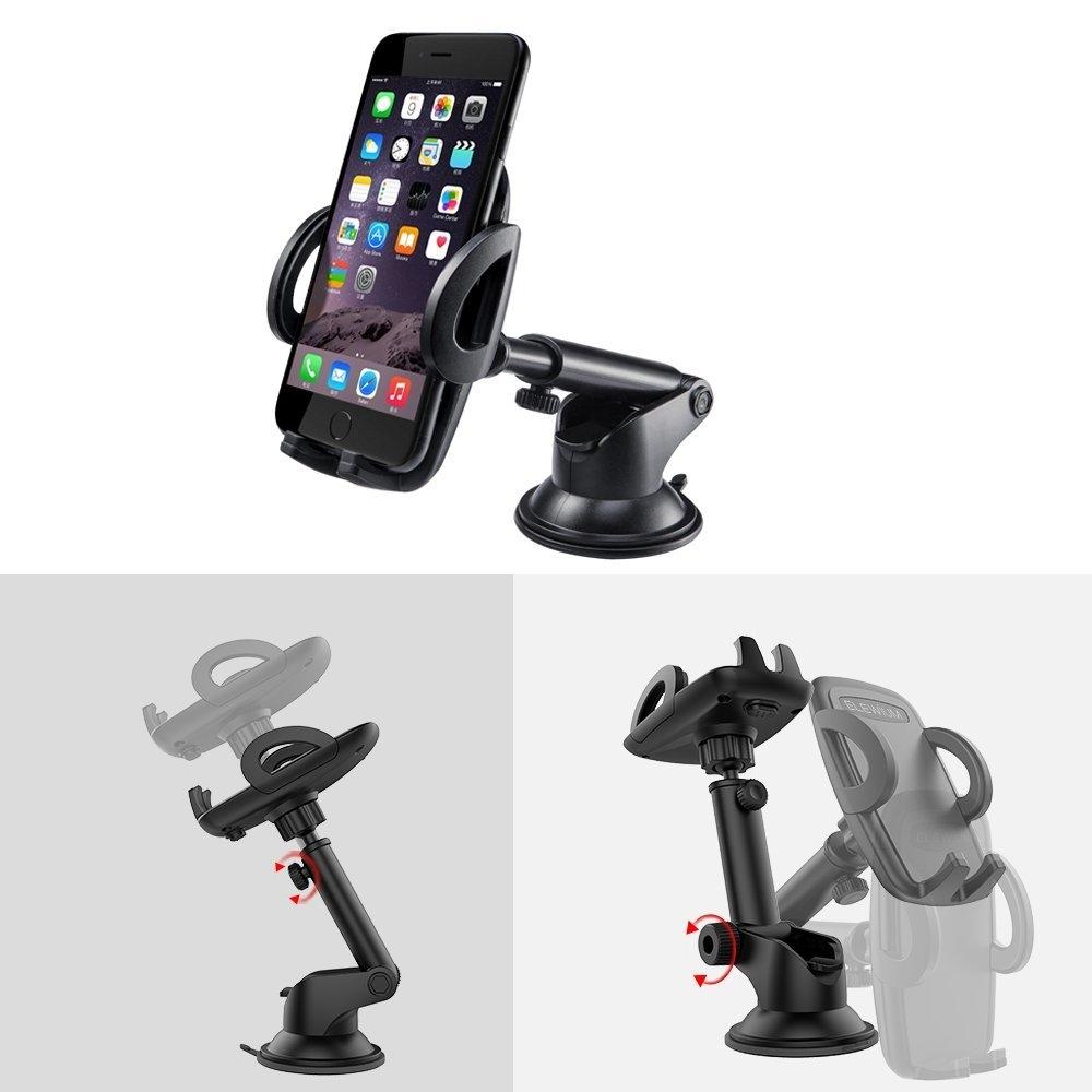 Universal Dashboard Car Phone Mount Holder [EXTENDABLE] for iPhone Samsung Google, LG, Huawei HTC