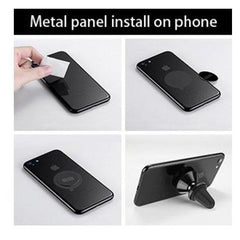 Universal Aluminum Air Vent Magnetic Car Mount Phone Holder 360 Degree Rotation For iPhone Samsung HTC LG