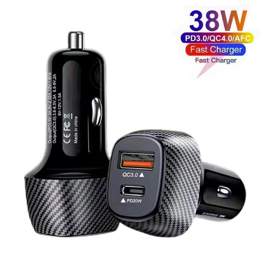 Karbonz™ 20W USB C+A Car Charger