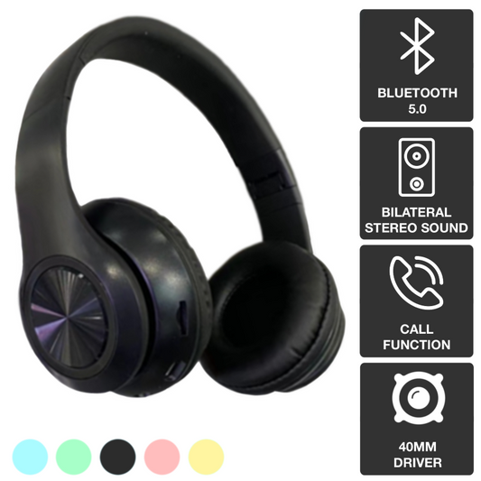 PJoy™ P68 Wireless Bluetooth Headphones with Mic