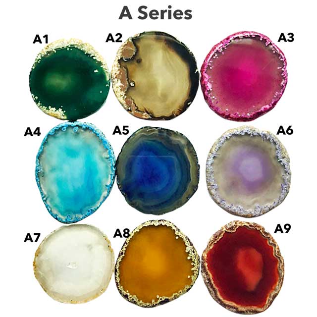 Real Natural Agate Stone Slab phone grip [HIGH QUALITY]