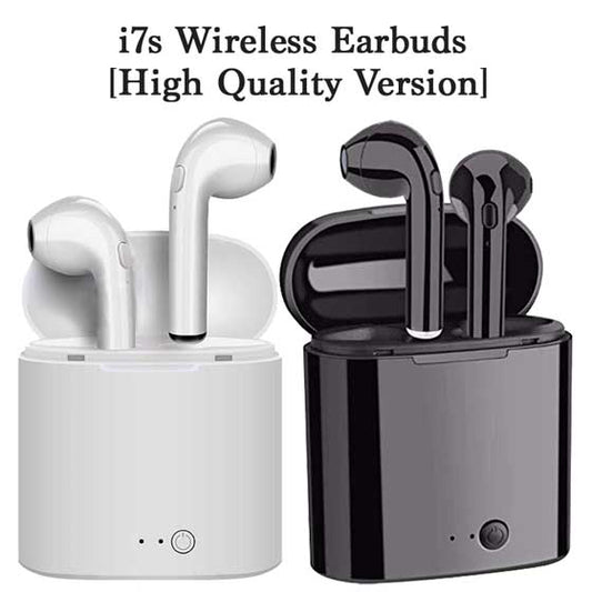 [High Quality] i7s TWS Wireless Bluetooth 5.0 +EDR Earbuds Headsets with charging case