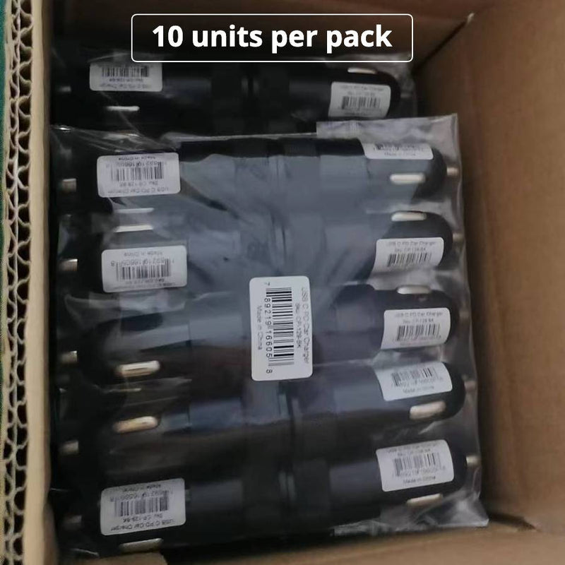 36W PD USB C Car Charger Dual Port