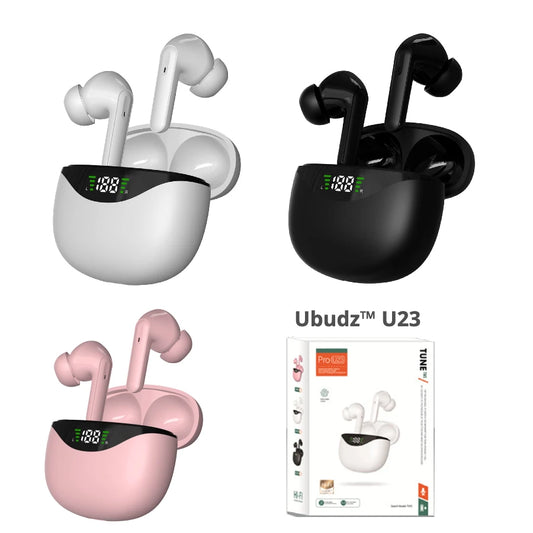 Ubudz™ U23 Wireless Earbuds with power display