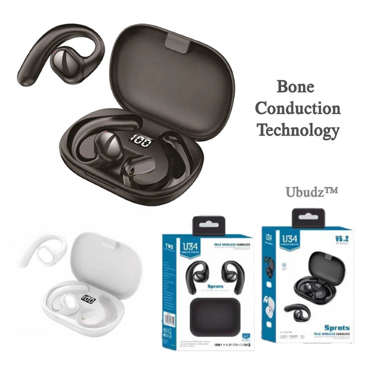 Ubudz™ U34 Bone Conduction Wireless Sports Earbuds
