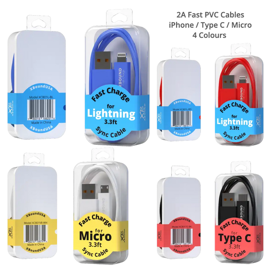 2A ⚡️Fast Charging PVC Colourful Cable