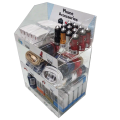 Phone Accessories Display Counter Top ( 90 items ) Fast Charging