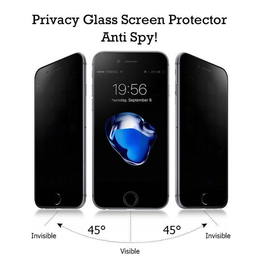 Privacy Anti Spy Tempered Glass Screen Protector for iPhone models