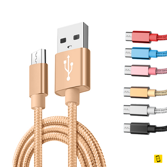 2.4A Nylon Braided Fast USB Cable [ Super Thick ]