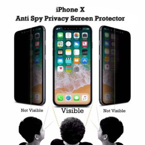 China Wholesale iPhone X Anti Spy Privacy Tempered Glass Screen Protector CHeap Factory Price Supplier Bulk Lots USA Distributor