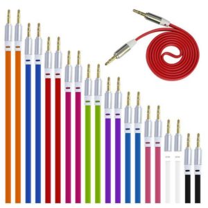 Wholesale 3.5mm aux audio cables with metal connector