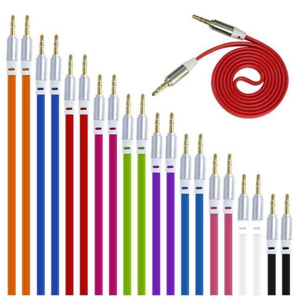 Wholesale 3.5mm aux audio cables with metal connector